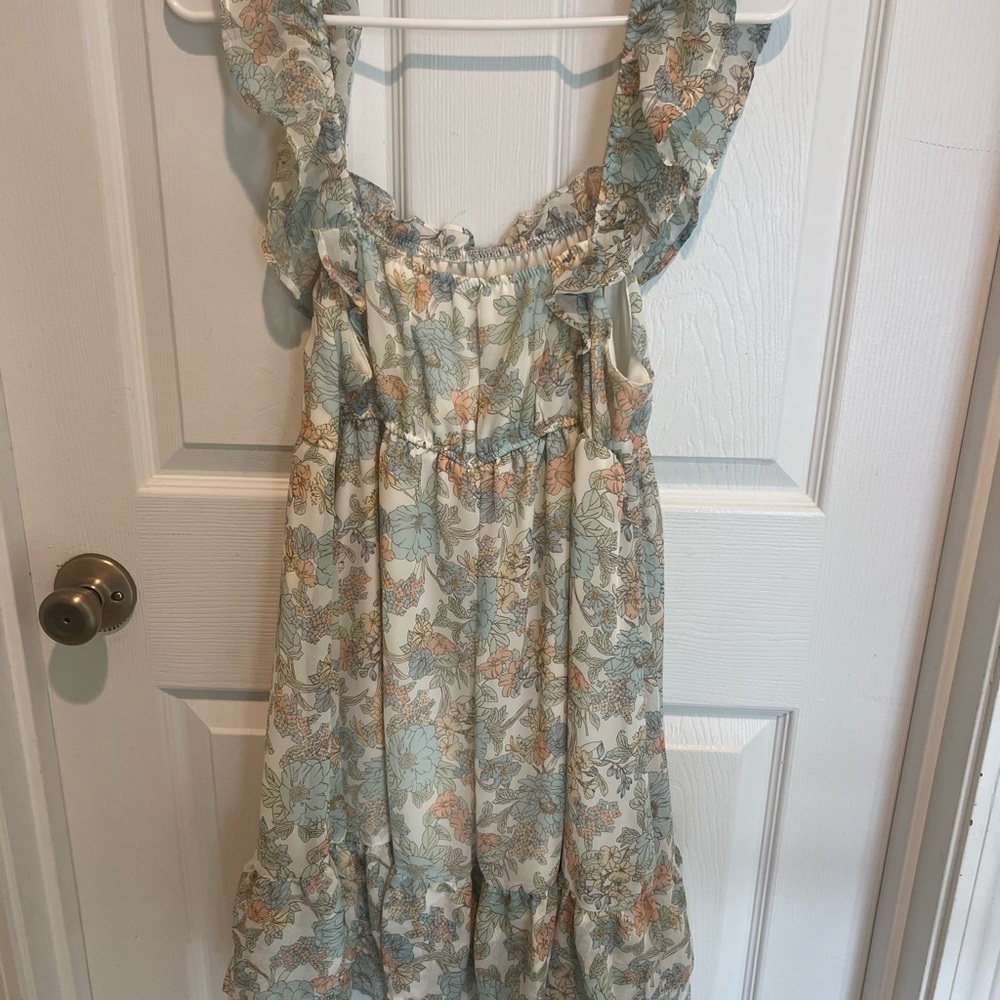 Floral Ruffle Dress - Picture 2 of 3